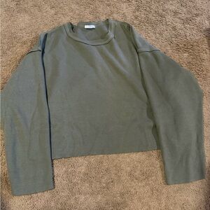 Zara Long Sleeve Top in Olive